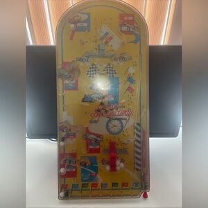 Vintage Wolverine Toys 500 Mile Speedway Classic Pinball Game VTG Toy Mancave